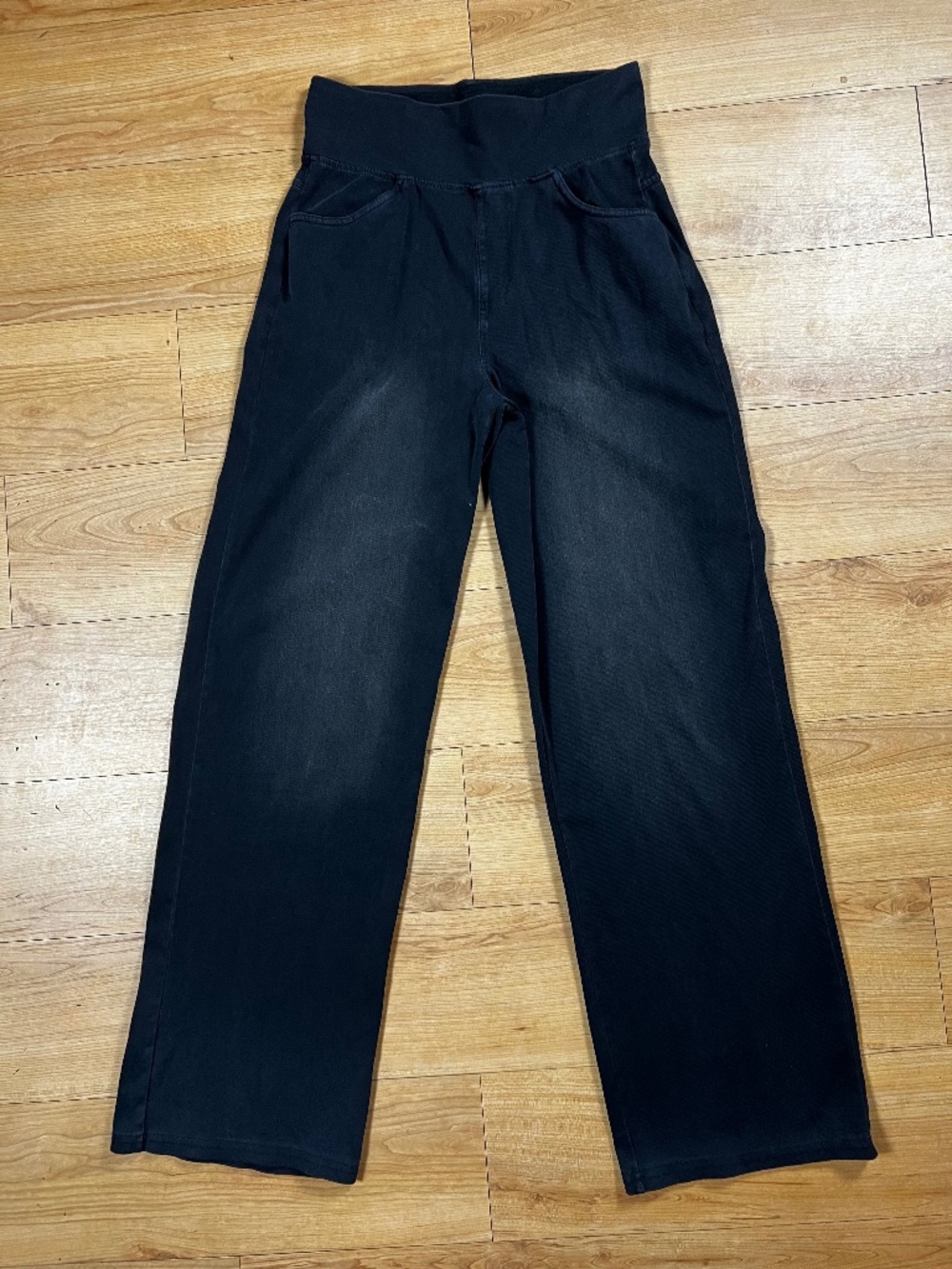 A New Day Small Black Pull-On Stretch Denim Jeggings NWOT